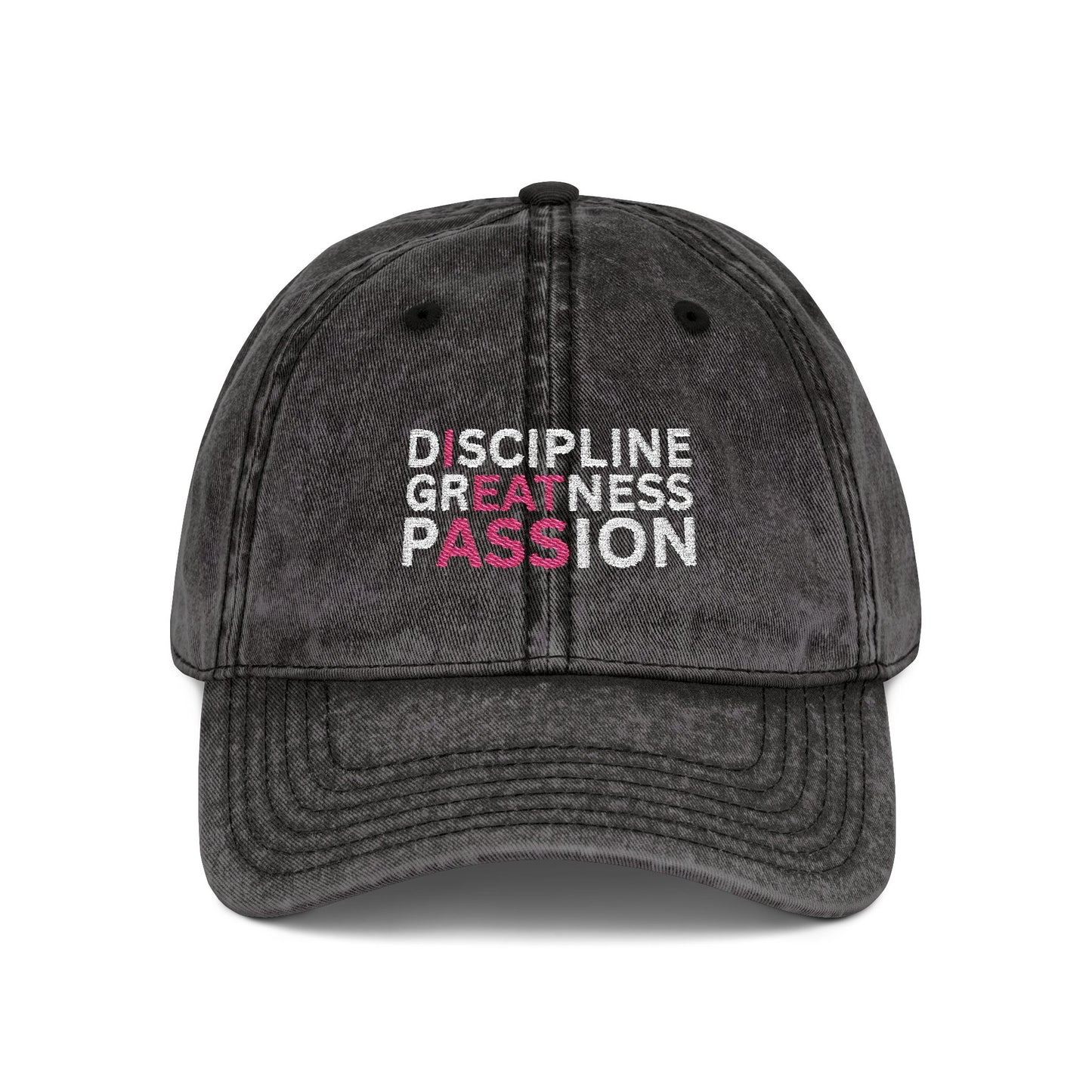 Discipline Greatness Passion Black