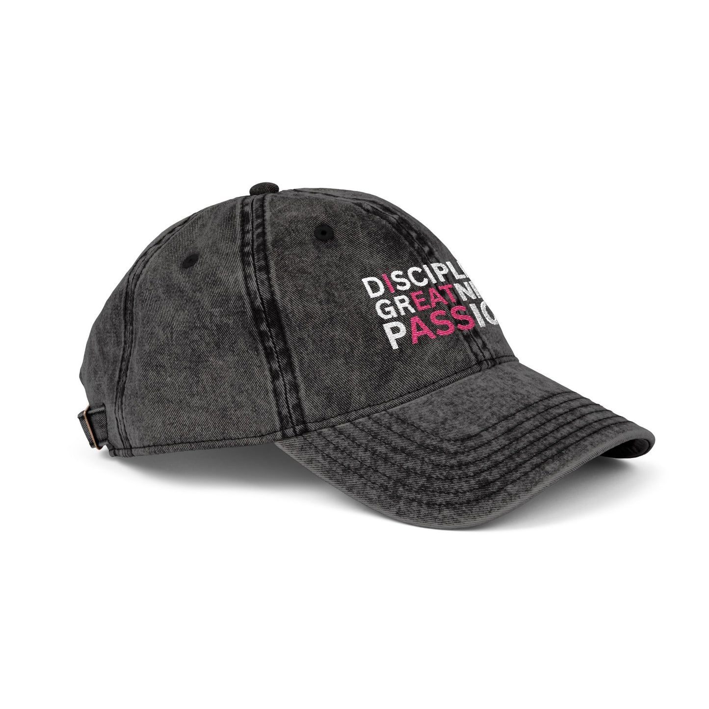 Discipline Greatness Passion Black