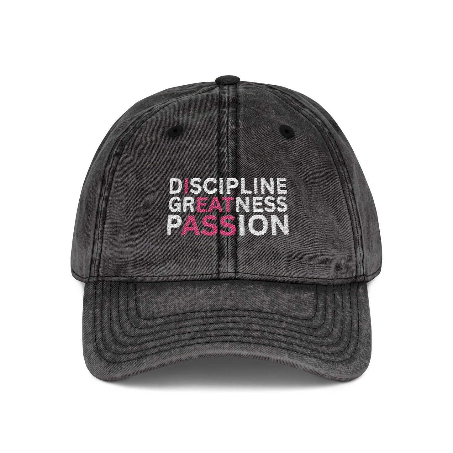 Discipline Greatness Passion Black