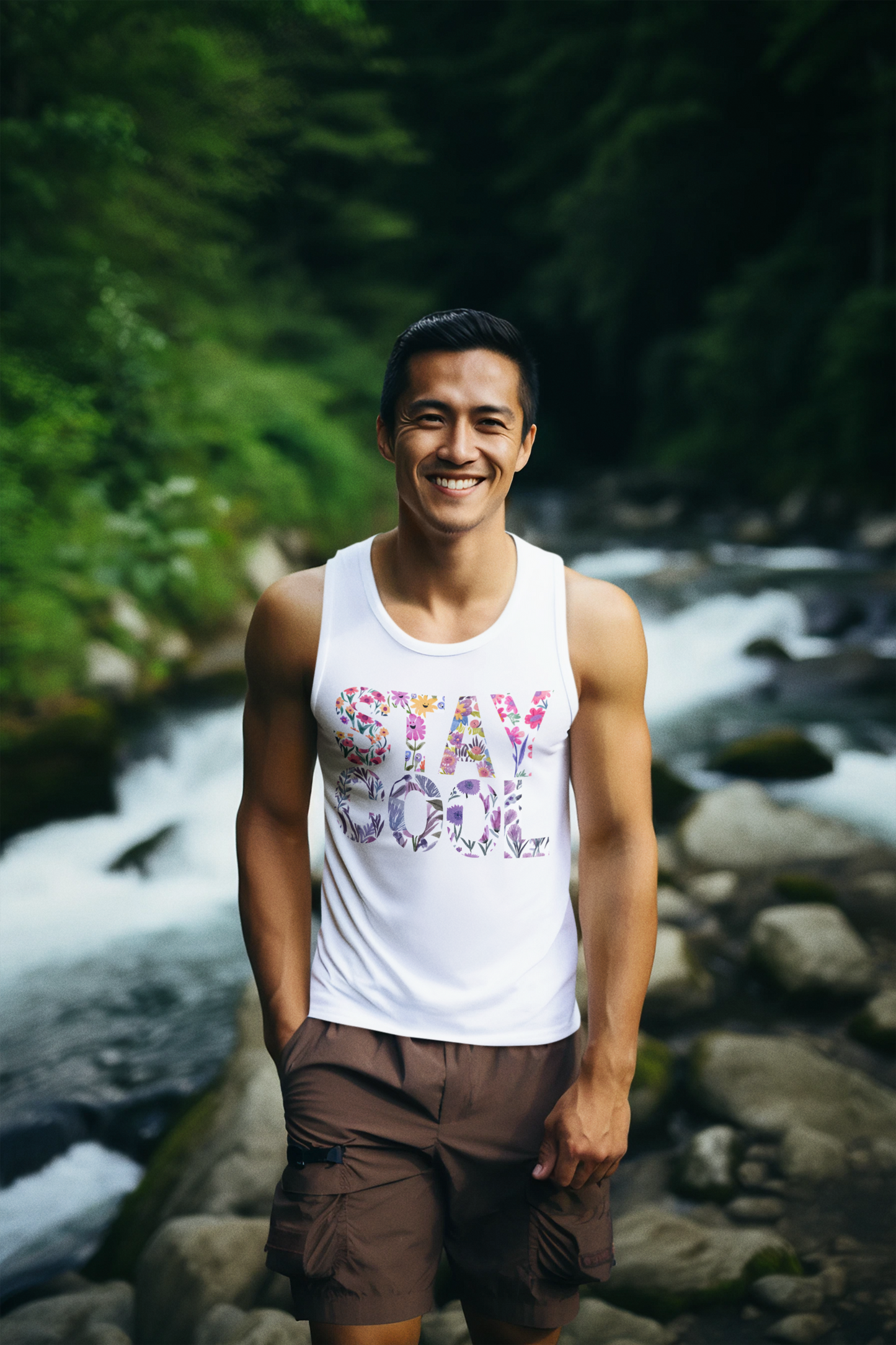 Floral Stay Cool Tank
