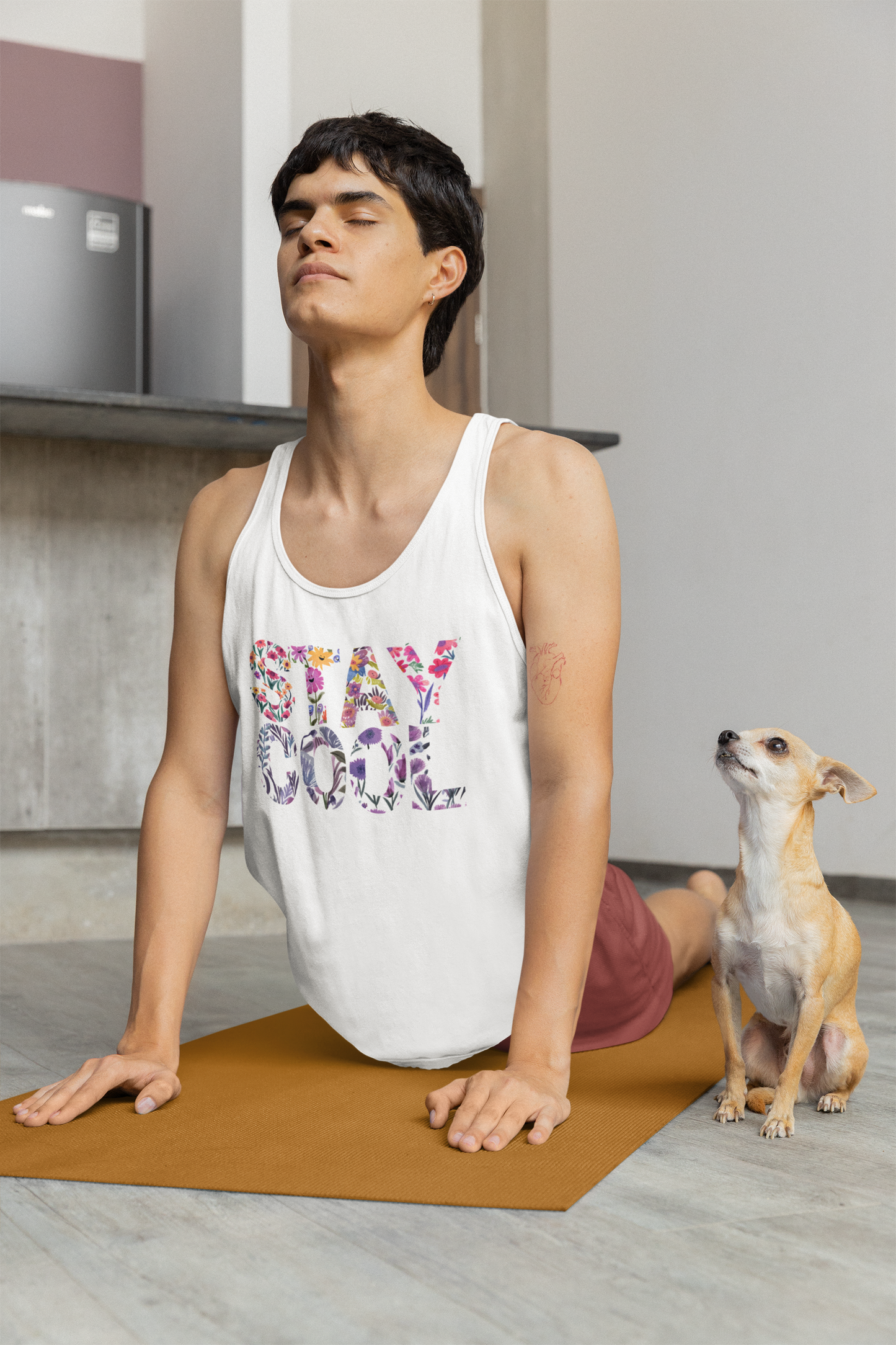 Floral Stay Cool Tank