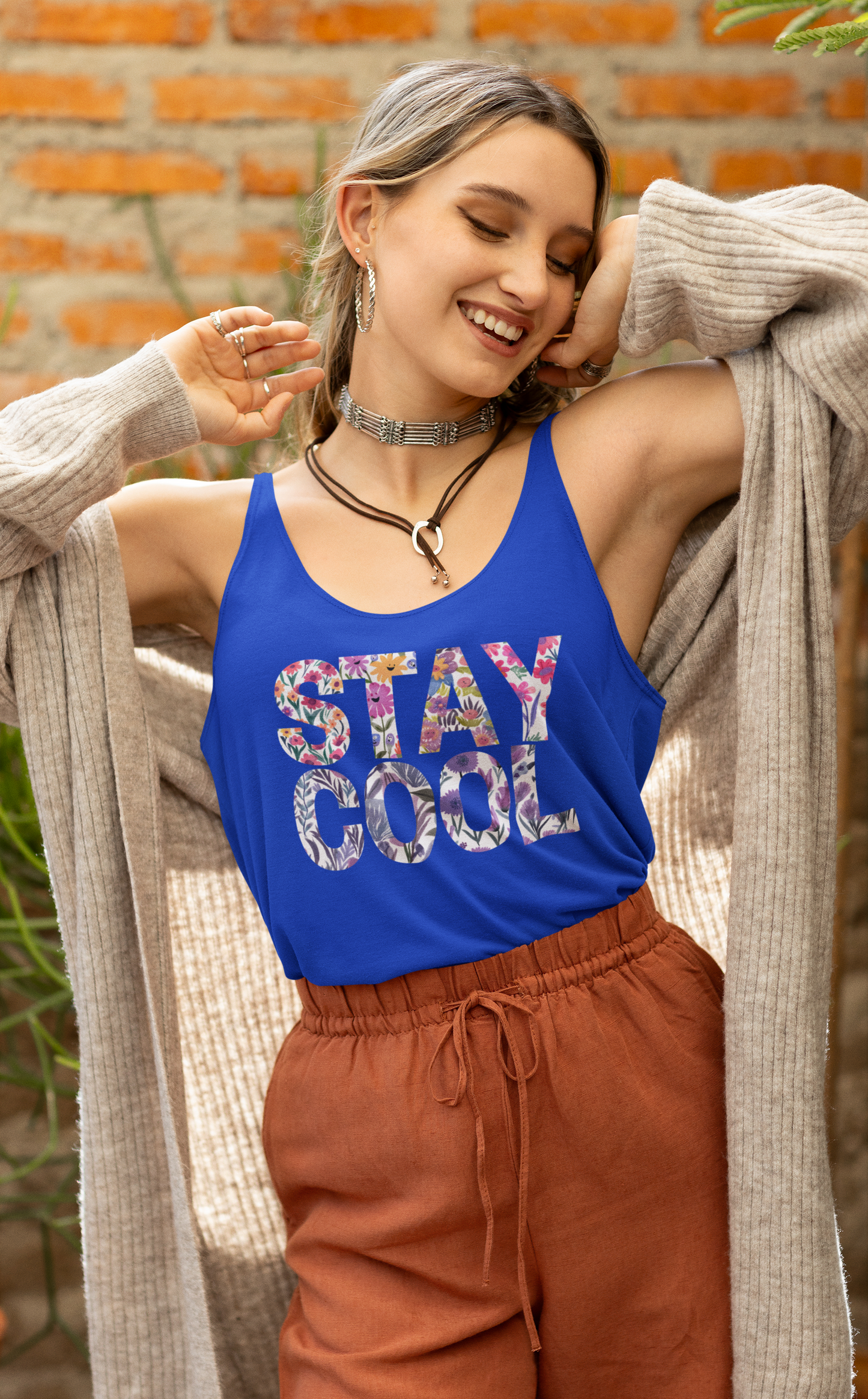 Floral Stay Cool Tank