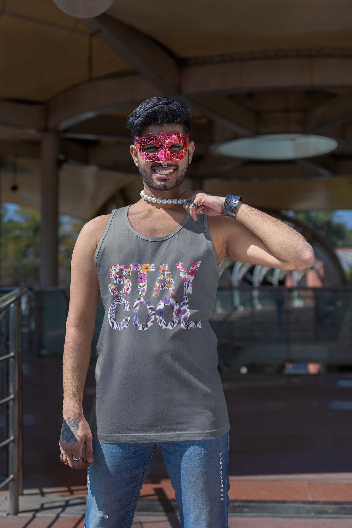 Floral Stay Cool Tank