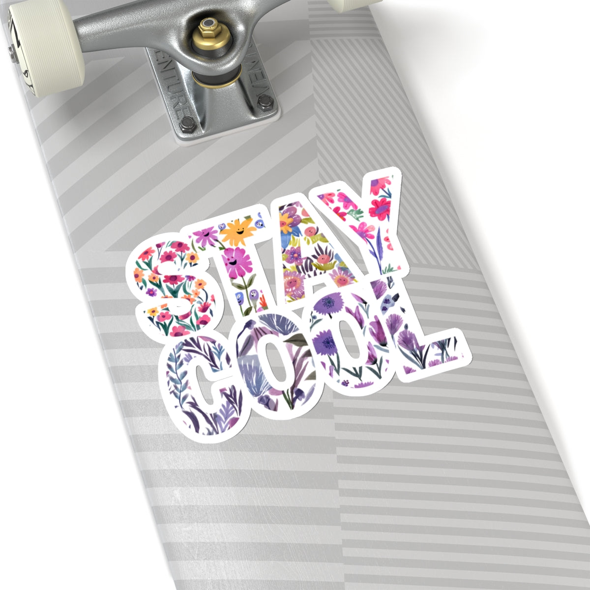 Floral Stay Cool Sticker