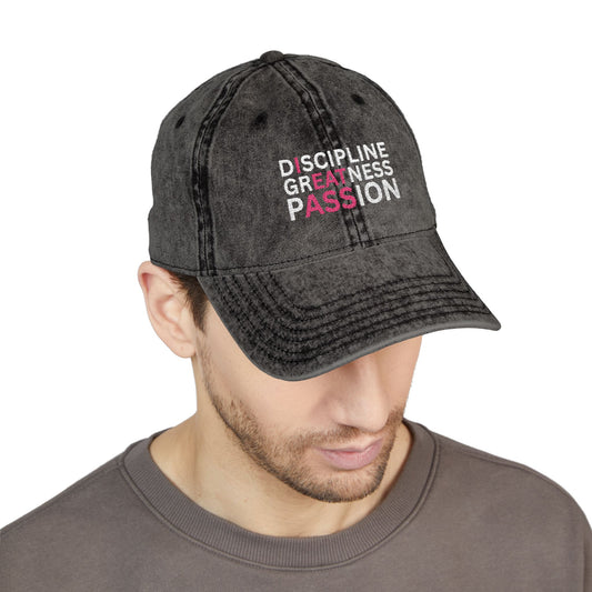 Discipline Greatness Passion Black
