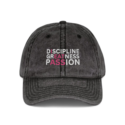 Discipline Greatness Passion Black