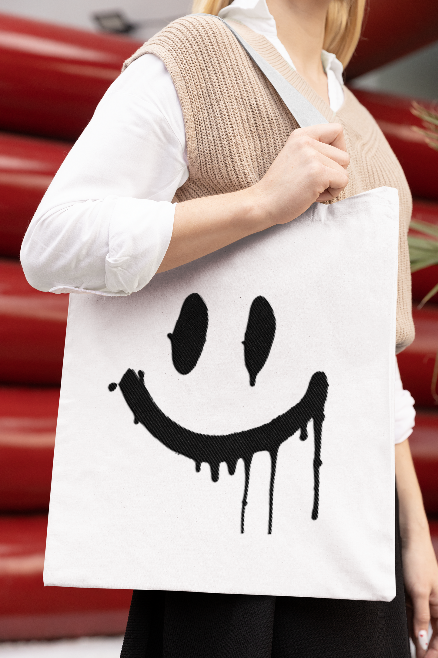 Stay Smiling Tote Bag