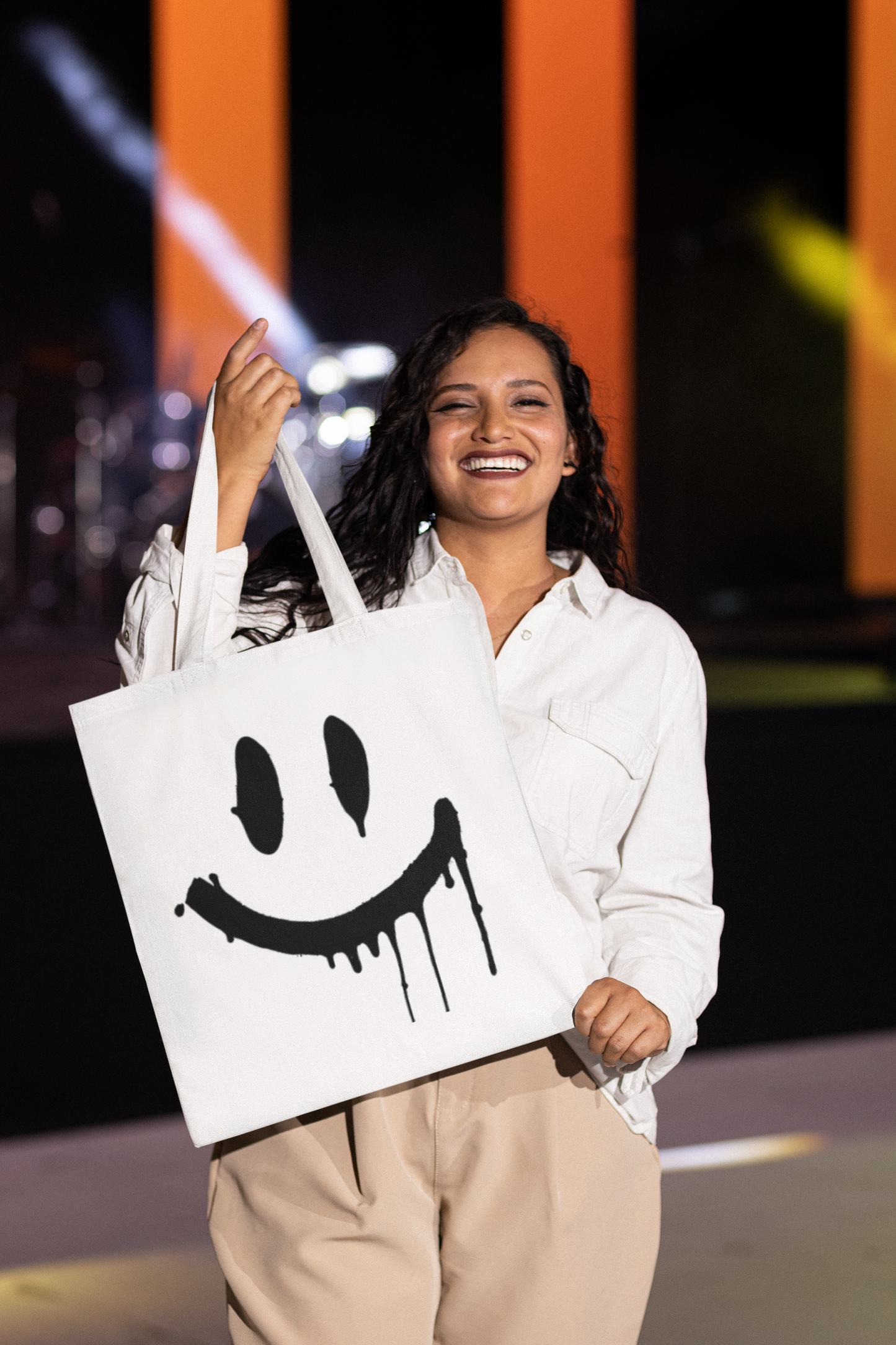 Stay Smiling Tote Bag